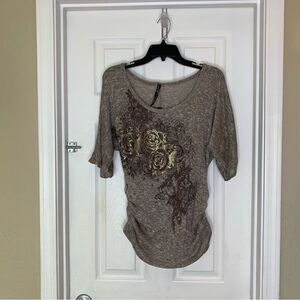 Andrea Missy Plus Rose Top Size 1X